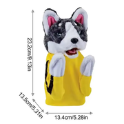 Punching husky dimensions: 23.2 by 13.4 by 13.5 centimetres